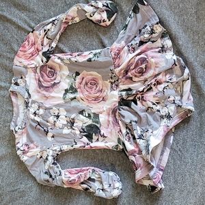 Posh peanut long sleeve twirl dress